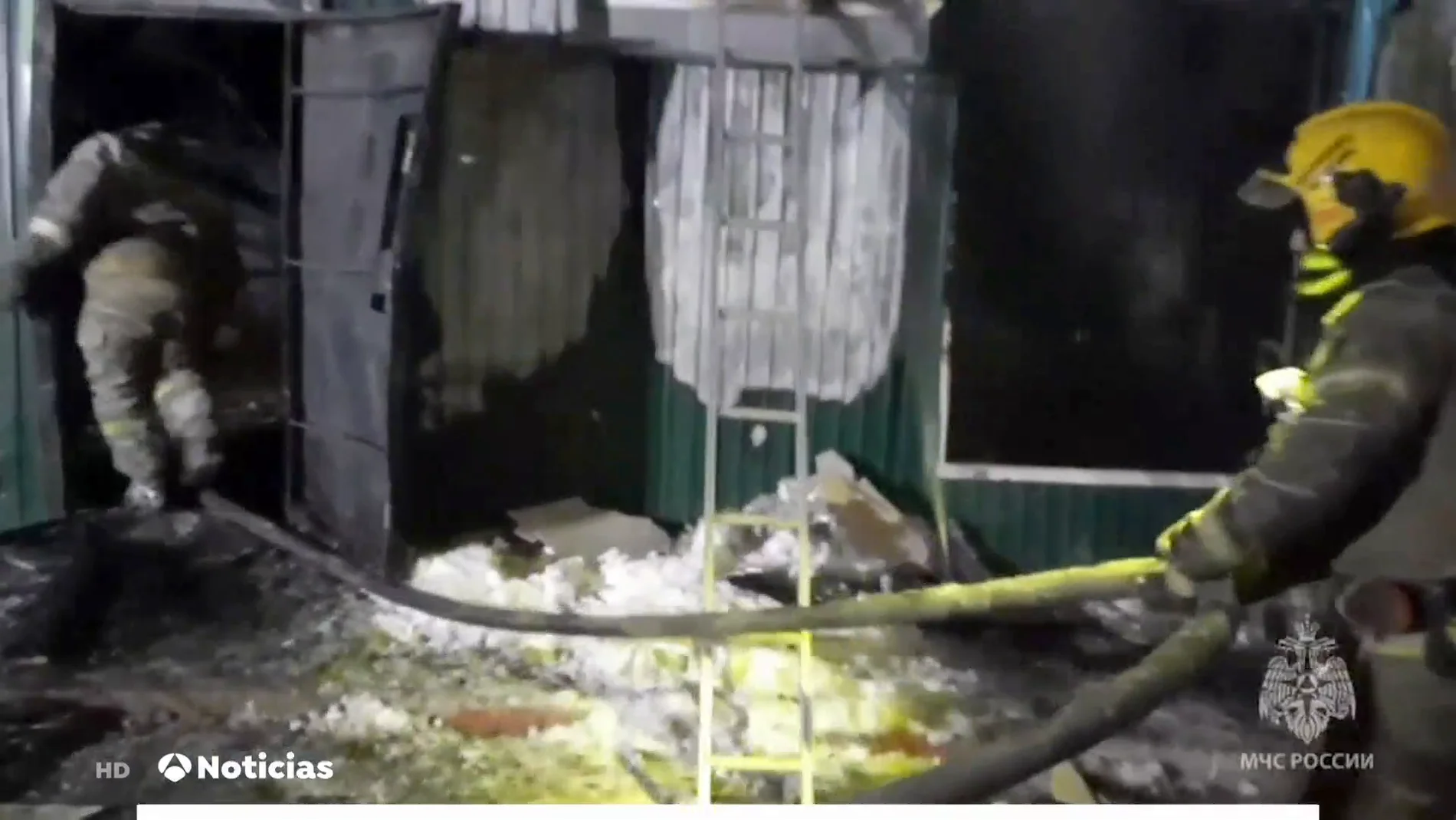 Al menos 20 personas han fallecido en el incendio de una residencia ilegal de Siberia