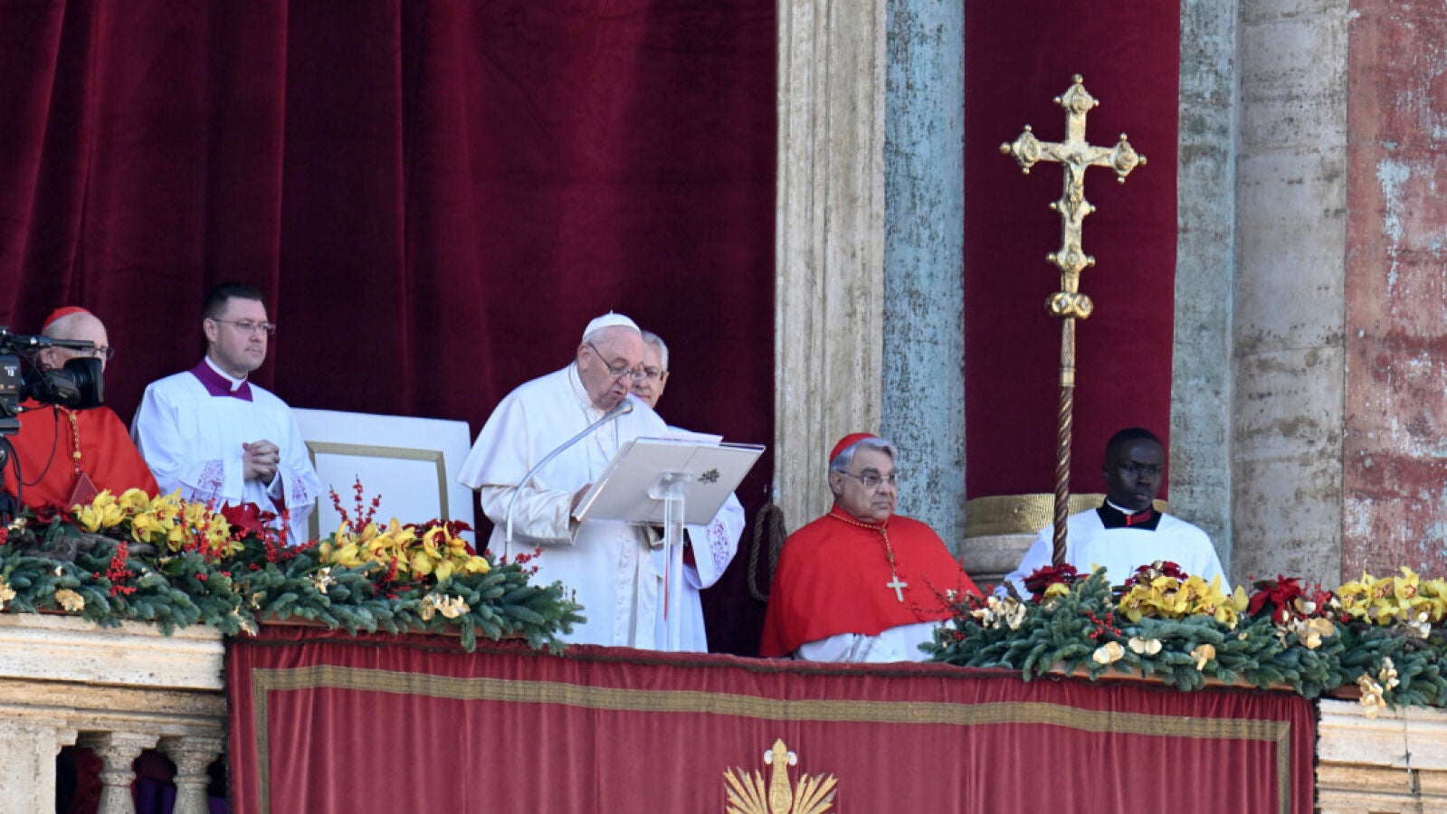 El papa Francisco, en su mensaje de Navidad: 