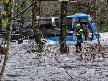 Accidente de autobús en Pontevedra Accidente de autobús en Pontevedra