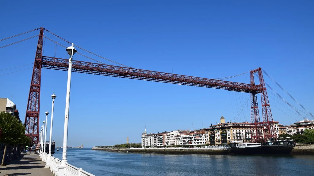 Puente colgante de la r&iacute;a de Portugalete