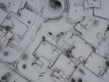 La ciudad de Búfalo, cubierta por la nieve