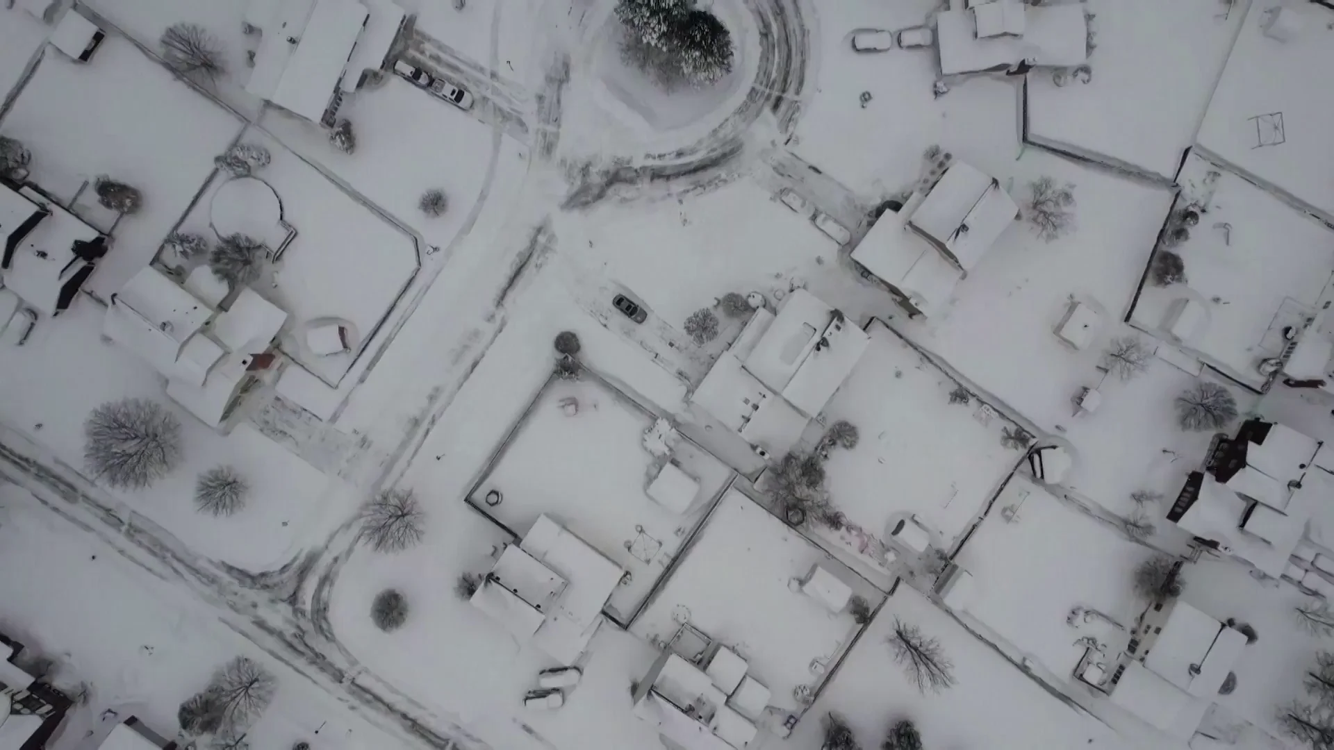 La ciudad de Búfalo, cubierta por la nieve La ciudad de Búfalo, cubierta por la nieve