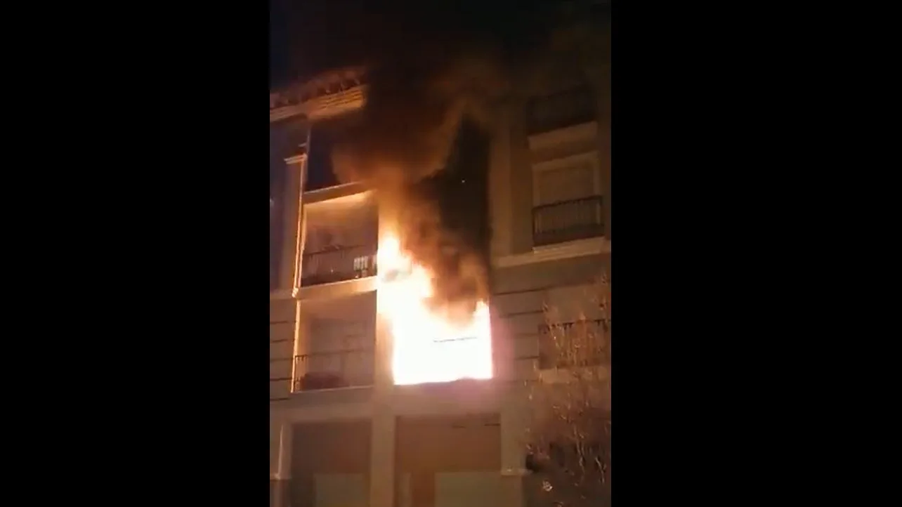 Incendio en Baza, Granada