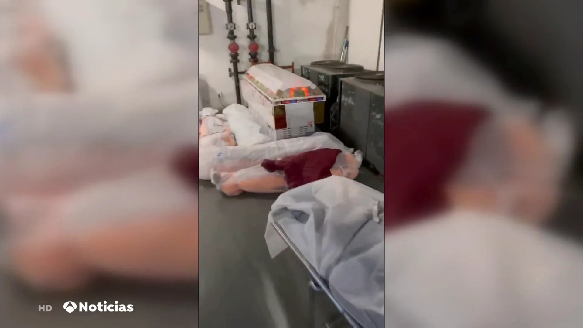 Mientras que el gobierno chino segura una muerte en el día de ayer, los cadáveres se amontonan en las morgues Mientras que el gobierno chino segura una muerte en el día de ayer, los cadáveres se amontonan en las morgues