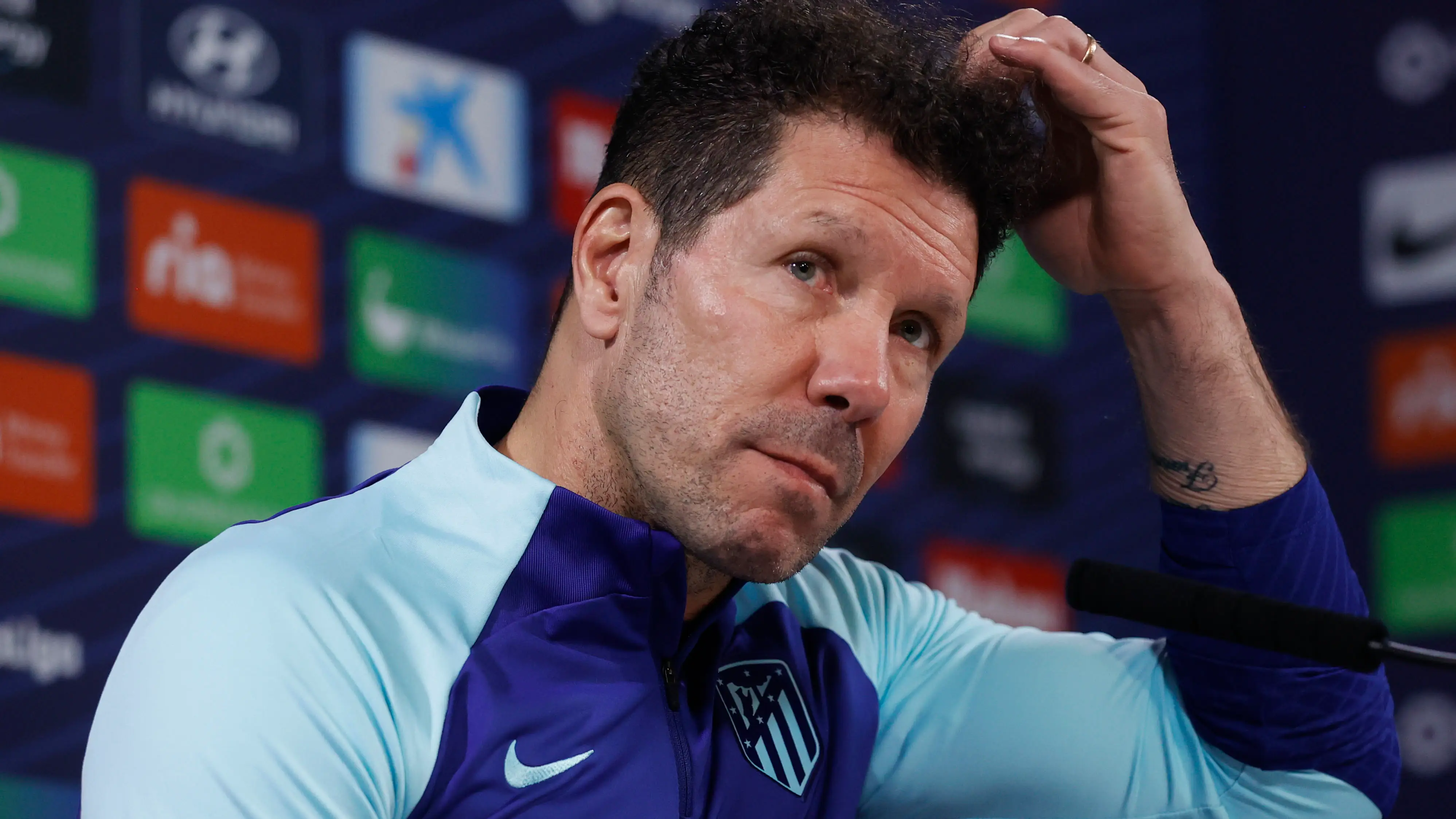 Simeone, en rueda de prensa