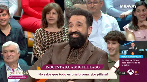 El público de ‘Y ahora Sonsoles’ confiesa que no le cae bien Miguel Lago: El público de ‘Y ahora Sonsoles’ confiesa que no le cae bien Miguel Lago: