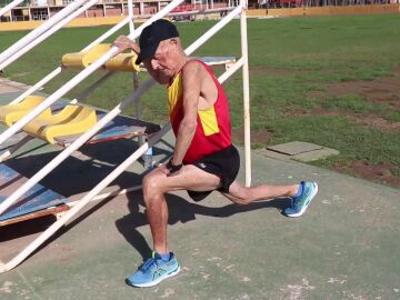 Miguel García Velasco, el atleta de 86 años