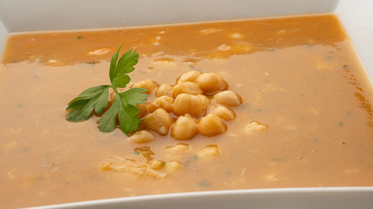 Sopa de pescado con garbanzos, de Argui&ntilde;ano: "Una receta para triunfar con ingredientes de andar por casa"