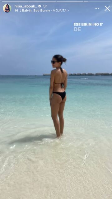 Hiba en la playa