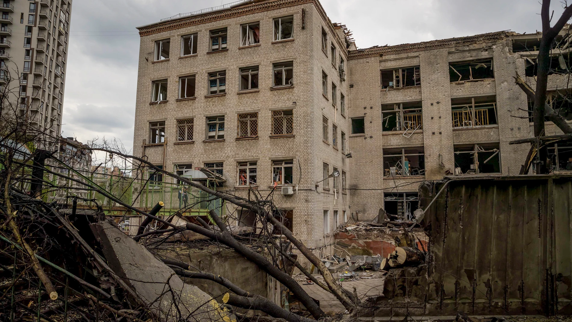 Imagen sobre los ataques en territorio ucraniano