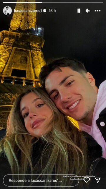 Lucas Cañizares y Carla Asensi en París 
