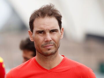 Rafa Nadal con el uniforme de España en la United Cup