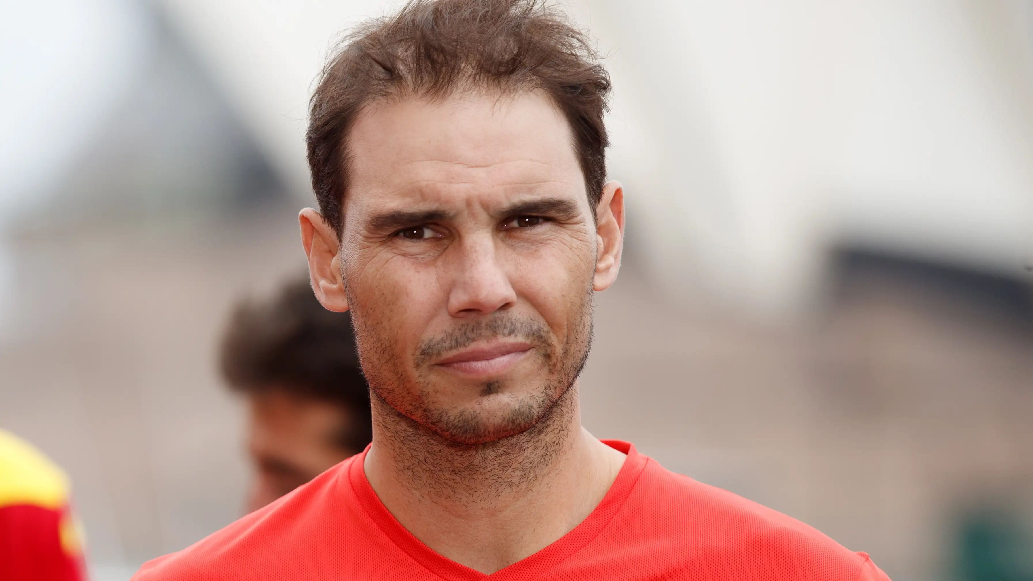 Rafa Nadal con el uniforme de España en la United Cup Rafa Nadal con el uniforme de España en la United Cup