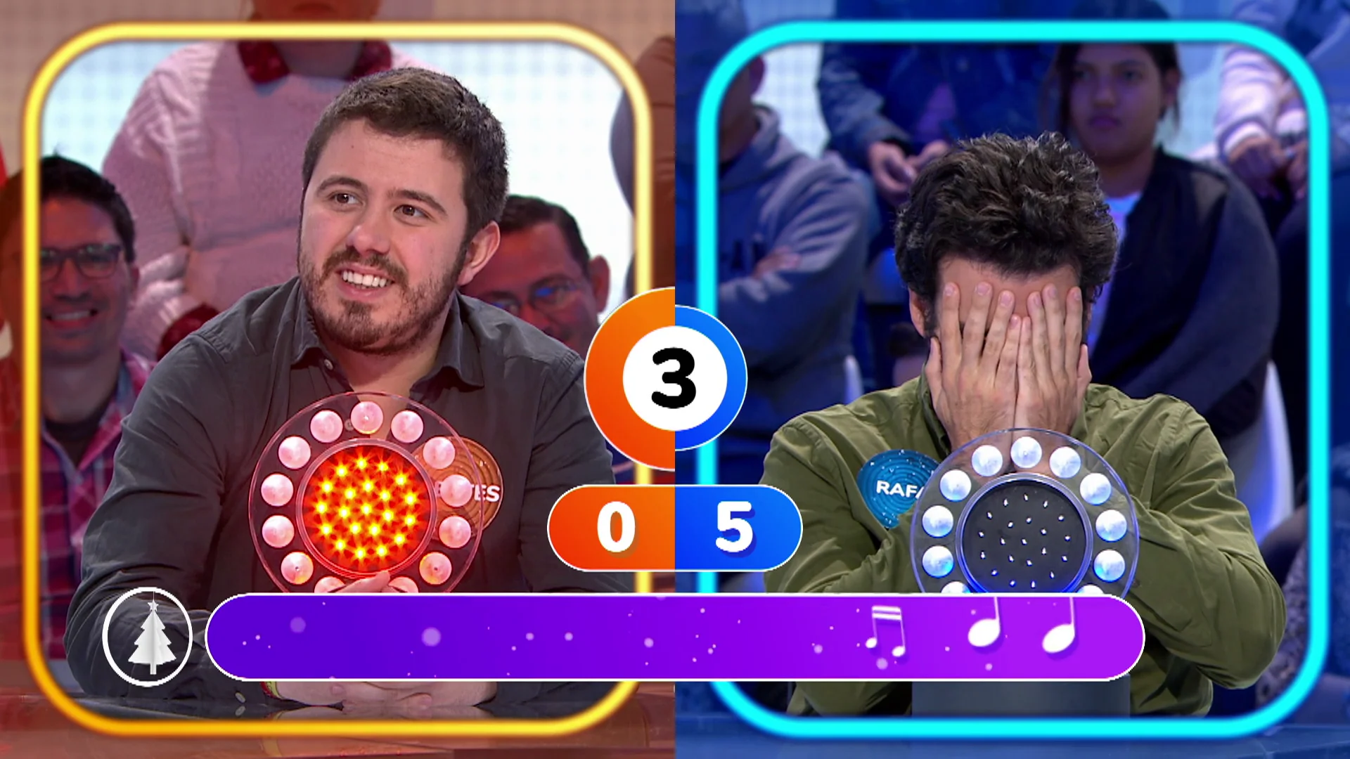 Melendi, el gran h&aacute;ndicap de Orestes&hellip; &iexcl;que intenta defender con un vago tarareo! 