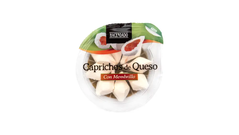 Caprichos de queso con membrillo de Mercadona