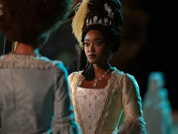 Lady Danbury en el spin-off 'La reina Charlotte' Lady Danbury en el spin-off 'La reina Charlotte'