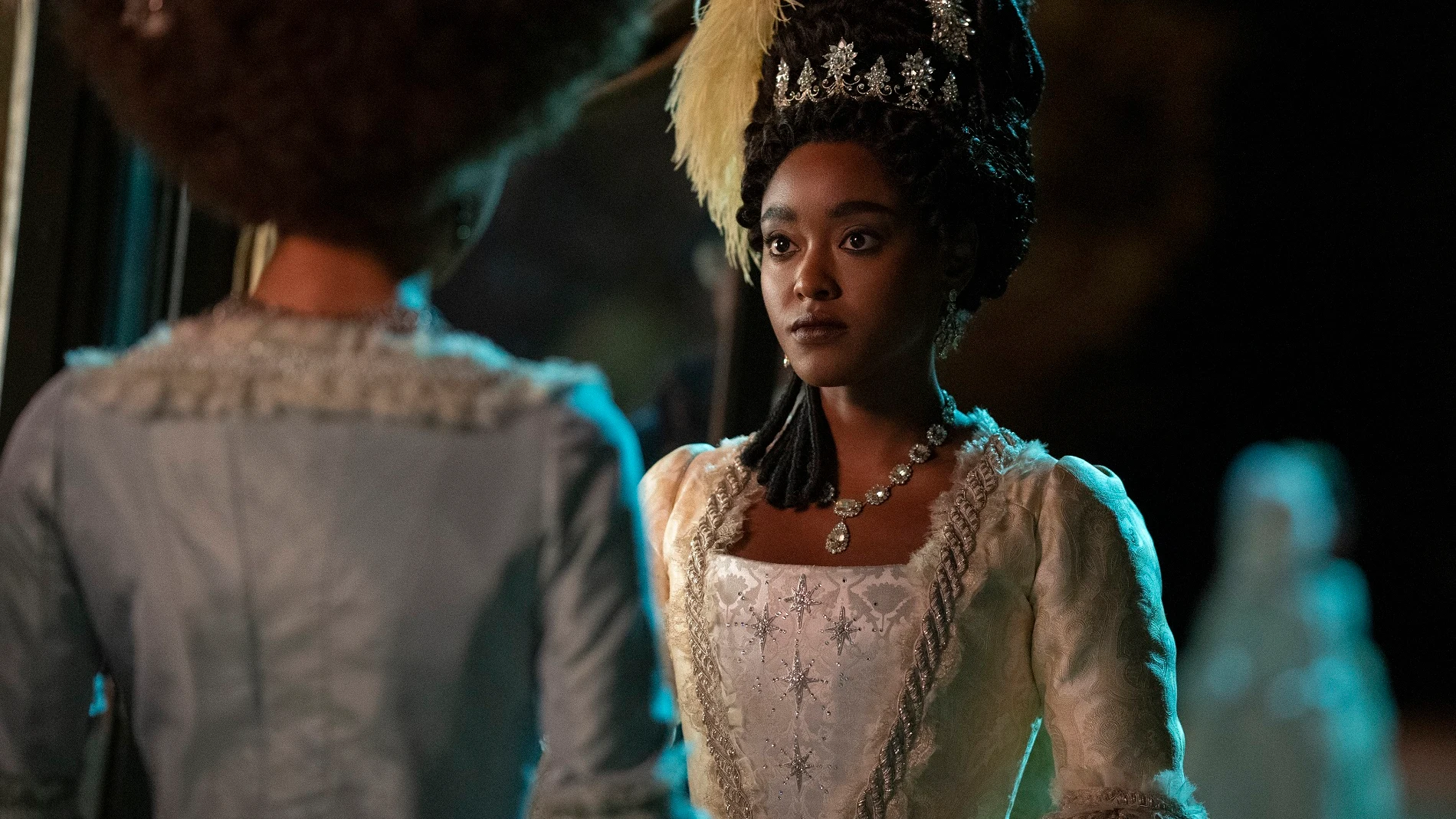 Lady Danbury en el spin-off 'La reina Charlotte' Lady Danbury en el spin-off 'La reina Charlotte'