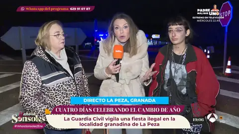 Mari Elia, vecina de la rave ilegal de Granada: "La música se oye día y noche, pero se puede soportar" Mari Elia, vecina de la rave ilegal de Granada: "La música se oye día y noche, pero se puede soportar"