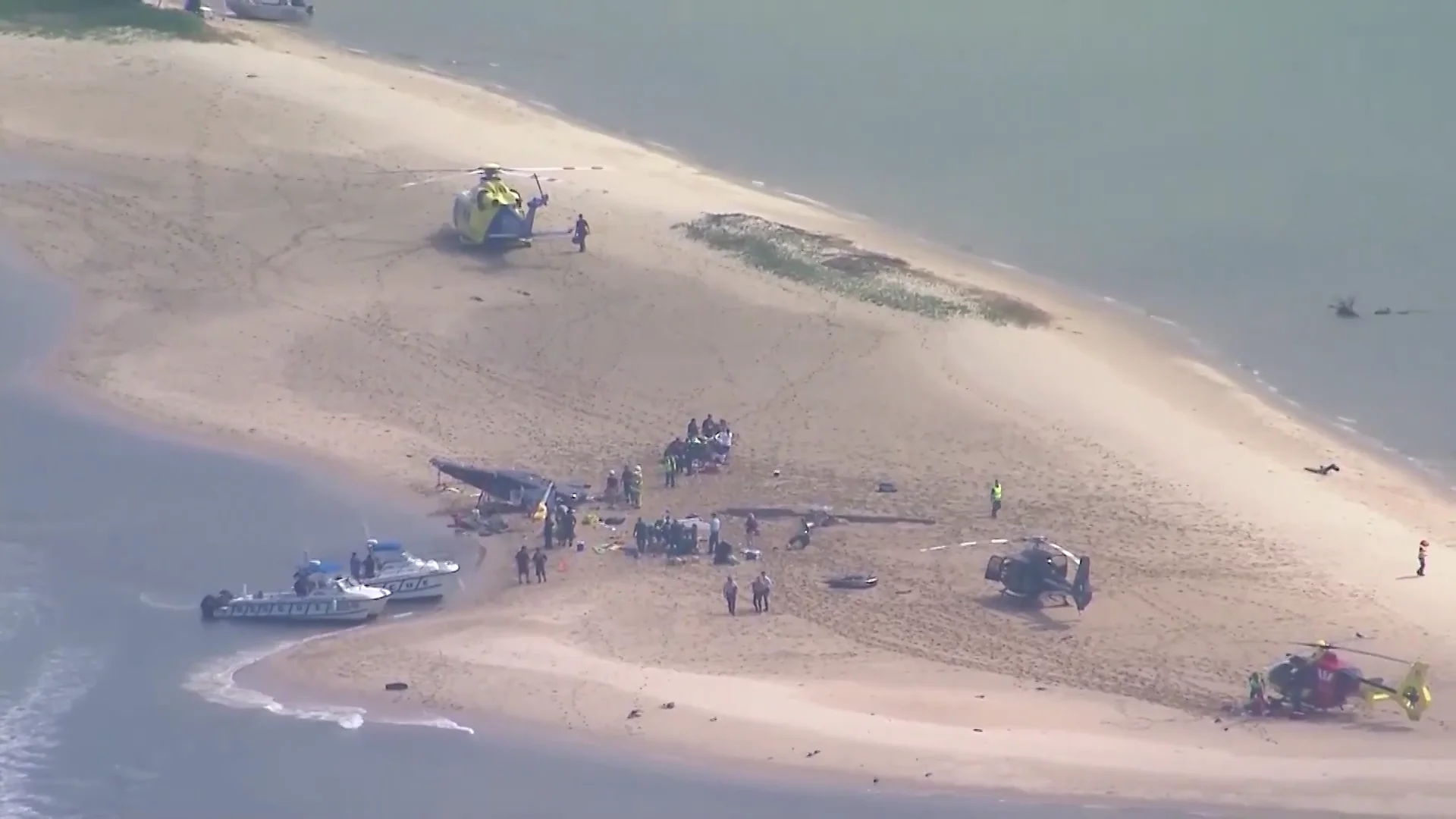 Accidente de helic&oacute;pteros en Australia
