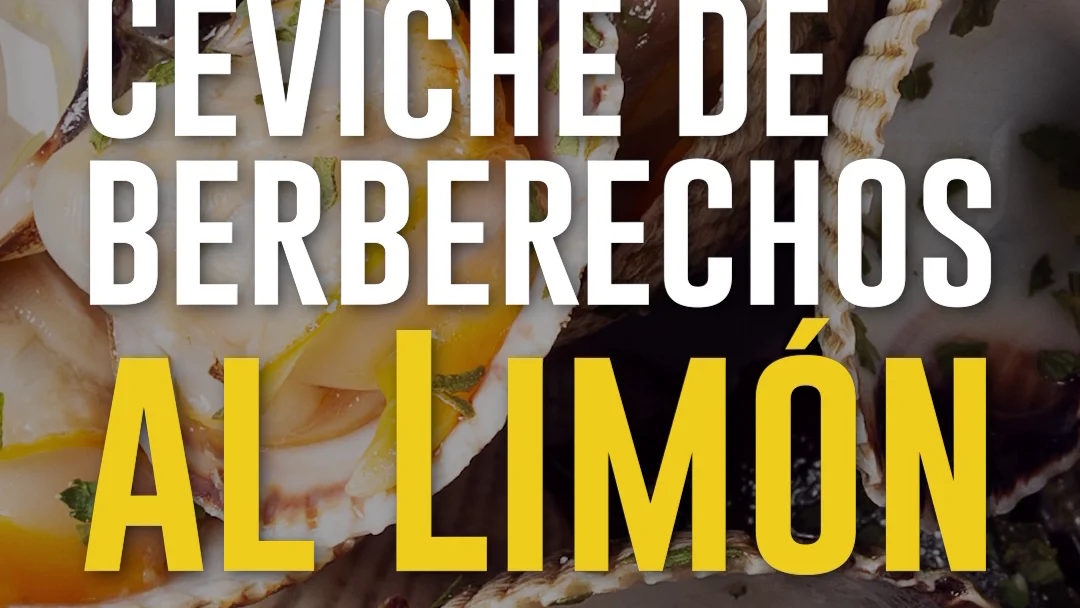 Ceviche de berberechos al limón Ceviche de berberechos al limón