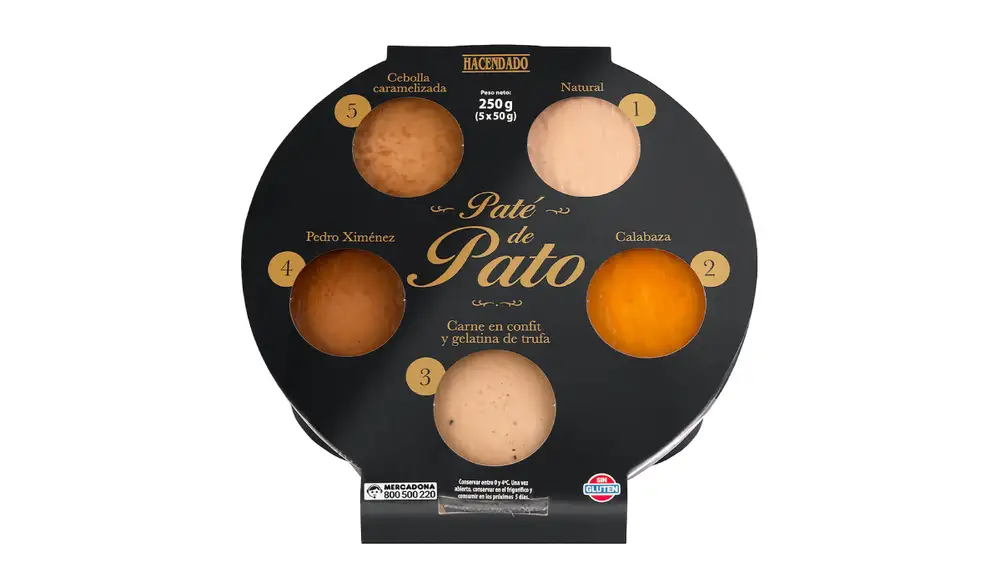 Paté de pato de Mercadona