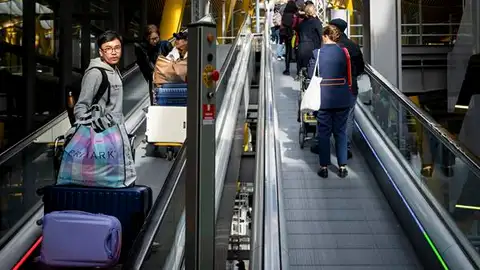 Imagen del aeropuerto de Madrid Barajas en los últimos días del 2022 Imagen del aeropuerto de Madrid Barajas en los últimos días del 2022