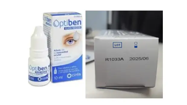 Sanidad retira un lote de un colirio indicado para la sequedad ocular por peligro de pérdida de visión Sanidad retira un lote de un colirio indicado para la sequedad ocular por peligro de pérdida de visión