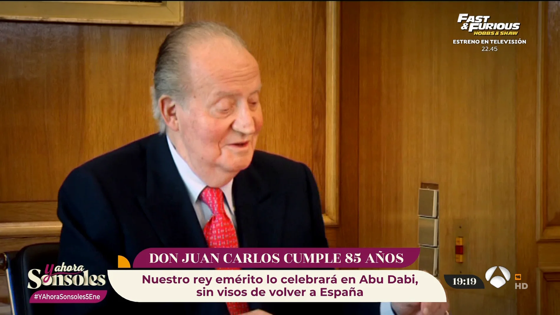 Juan Carlos I vuelve a celebrar su cumpleaños lejos de España, pero feliz por su nuevo proyecto