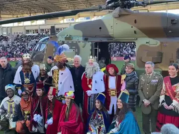 Los Reyes Magos llegan volando a Logroño Los Reyes Magos llegan volando a Logroño