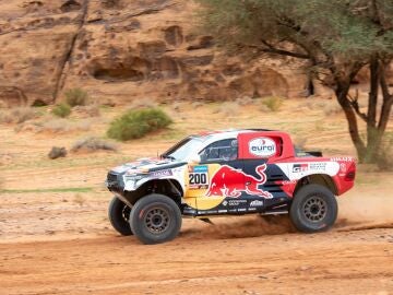 Al-Attiyah, en la etapa 5 del rally Dakar 