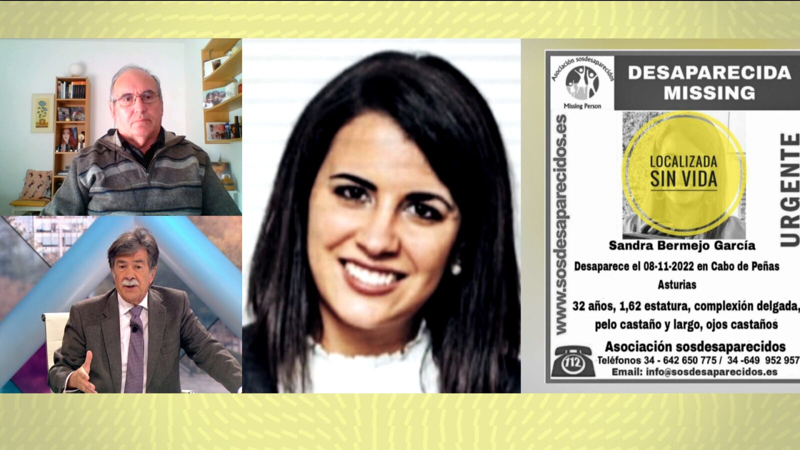 La familia de Sandra Bermejo: 