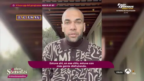 Dani Alves desmiente haber agredido sexualmente a una joven: "No sé quién es esa señorita, no la conozco" Dani Alves desmiente haber agredido sexualmente a una joven: "No sé quién es esa señorita, no la conozco"