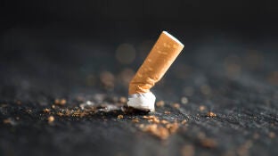 Colillas de cigarrillos