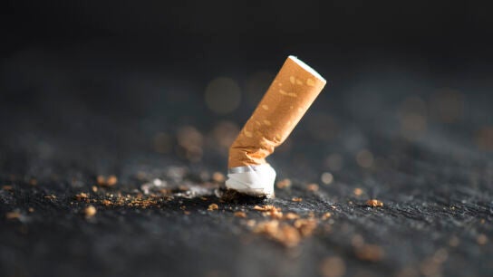 Colillas de cigarrillos