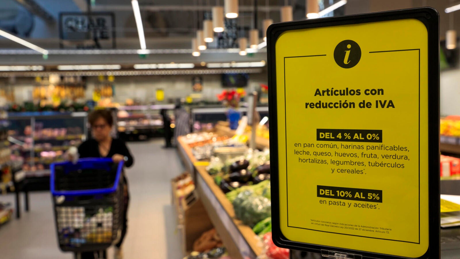 La lista de alimentos en los que no se ha rebajado el IVA: algunos suben de precio