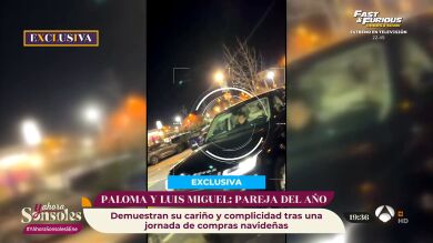 Paloma Cuevas y Luis Miguel ultiman las compras navideñas juntos… ¡Y muy cariñosos!