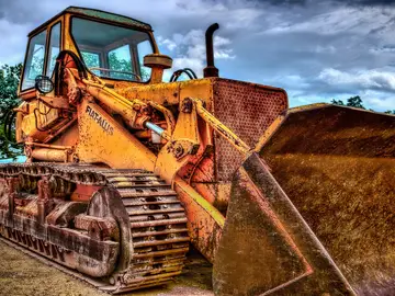 Imagen de una excavadora Imagen de una excavadora
