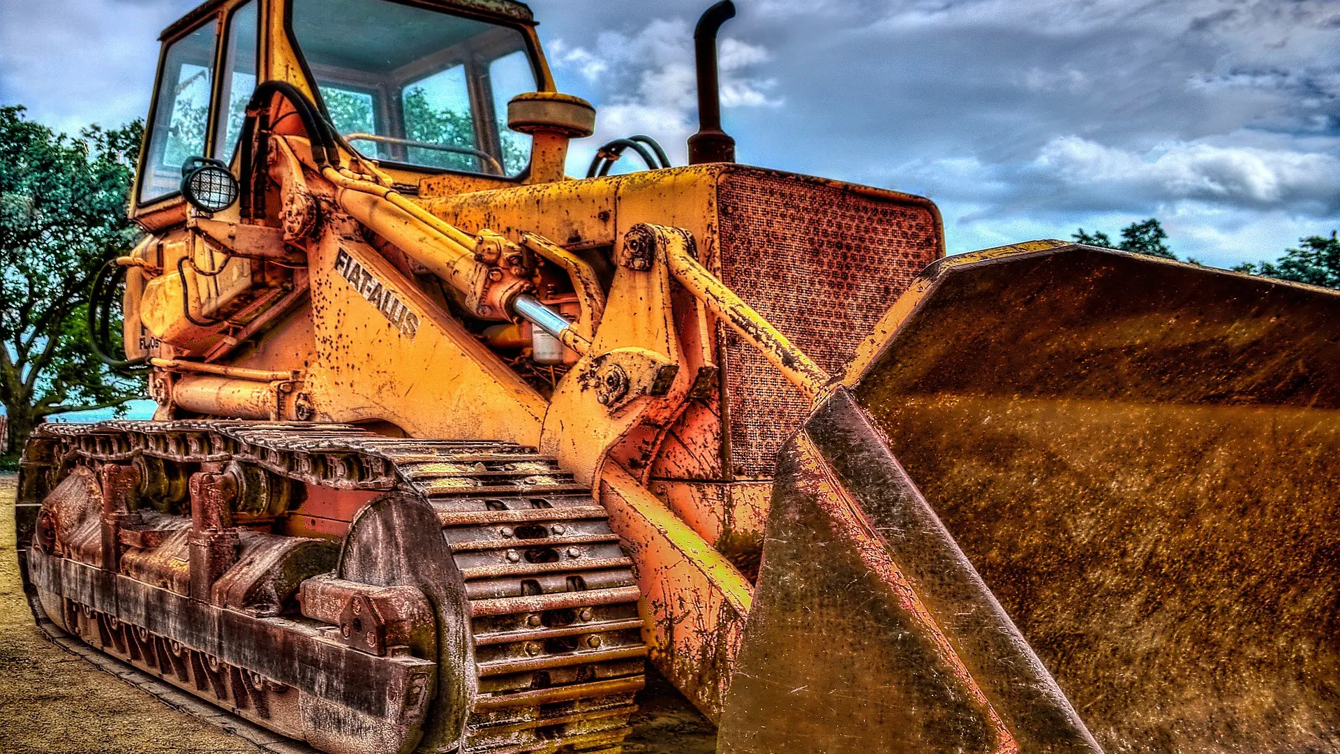 Imagen de una excavadora Imagen de una excavadora