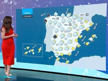 Mercedes Mart&iacute;n ofrece la previsi&oacute;n del tiempo