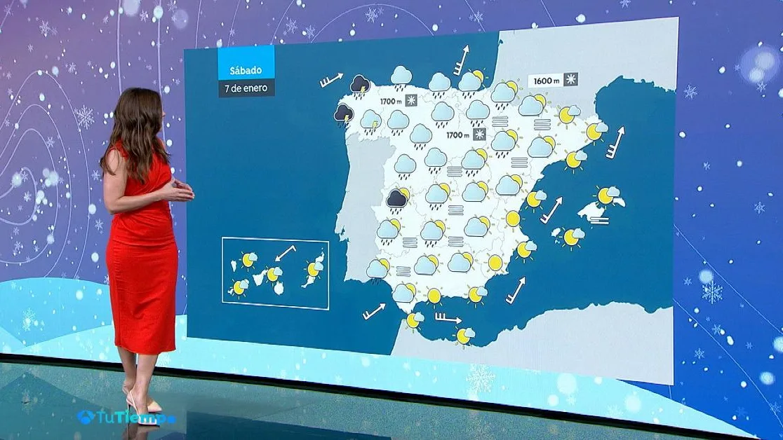 Mercedes Martín ofrece la previsión del tiempo Mercedes Martín ofrece la previsión del tiempo