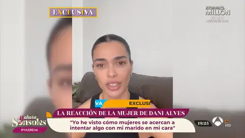Joana Sanz rompe su silencio para defender a Dani Alves: “Sé quién es mi marido y lo respetuoso que es" Joana Sanz rompe su silencio para defender a Dani Alves: “Sé quién es mi marido y lo respetuoso que es"