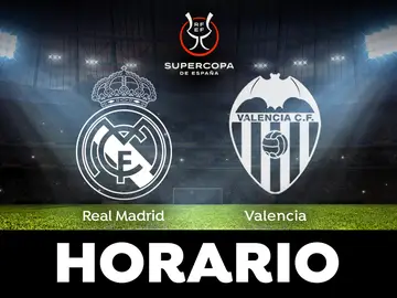 Real Madrid - Valencia: Horario y dónde ver la semifinal de la Supercopa de España Real Madrid - Valencia: Horario y dónde ver la semifinal de la Supercopa de España