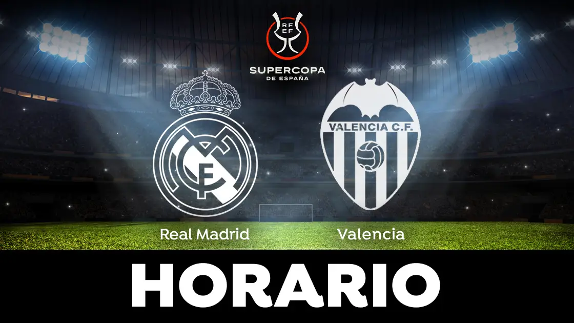 Real Madrid - Valencia: Horario y dónde ver la semifinal de la Supercopa de España Real Madrid - Valencia: Horario y dónde ver la semifinal de la Supercopa de España