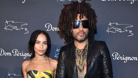 Lenny Kravitz con su hija la actriz Zoe Kravitz Lenny Kravitz con su hija la actriz Zoe Kravitz