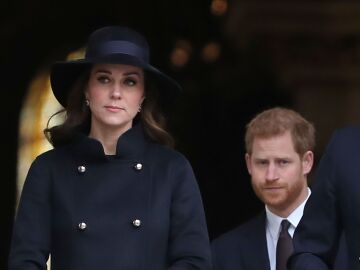 Kate Middleton y el príncipe Harry 