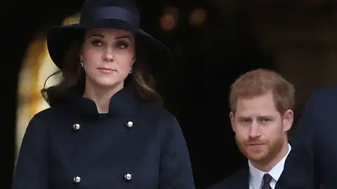 Kate Middleton y el príncipe Harry Kate Middleton y el príncipe Harry