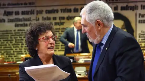 Cándido Conde Pumpido y María Luisa Balaguer Cándido Conde Pumpido y María Luisa Balaguer