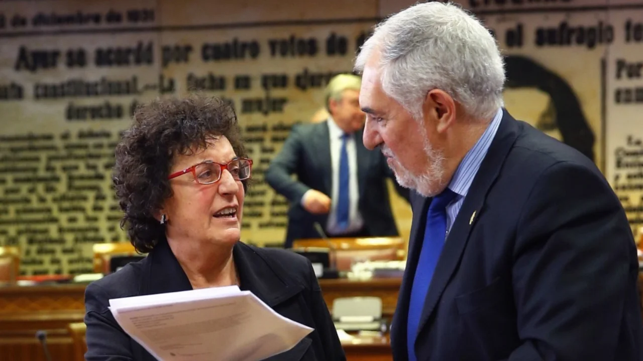 Cándido Conde Pumpido y María Luisa Balaguer Cándido Conde Pumpido y María Luisa Balaguer