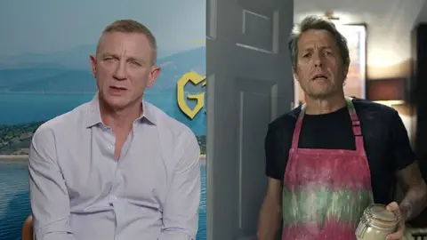 Daniel Craig y Hugh Grant, en 'Glass Onion' Daniel Craig y Hugh Grant, en 'Glass Onion'