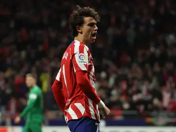 Joao Félix, en un partido con el Atlético de Madrid Joao Félix, en un partido con el Atlético de Madrid